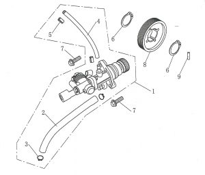 Pogon uljne pumpe 4E06-08-0