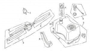 Plovak za gorivo 4F14-09-0