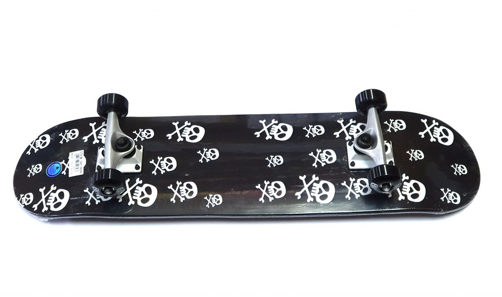 Skateboard Skull V281 crni-0