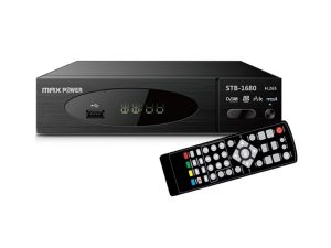 MAXPOWER STB-1680 HD, DVB-T2, H265, HEVC-0
