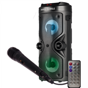 Max Mobile bluetooth zvučnik/karaoke TWS F6005 RGB LED