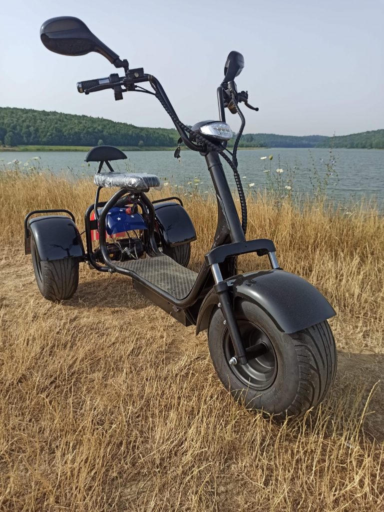 Electro chopper scooter 1000w (3 kotača) – fotografija 2