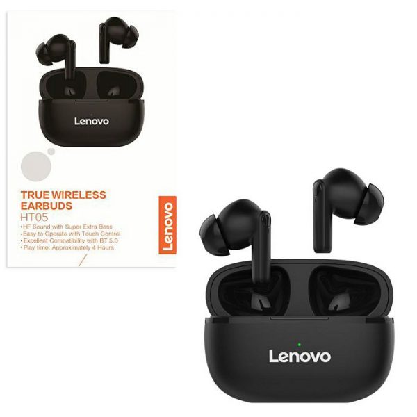 Bluetooth slušalice Lenovo  TWS HT05 crne ili bijele – fotografija 2