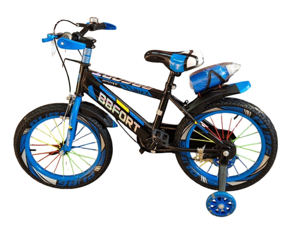 Dječji BMX bicikl sa svjetlećim pomočnim kotačima 16